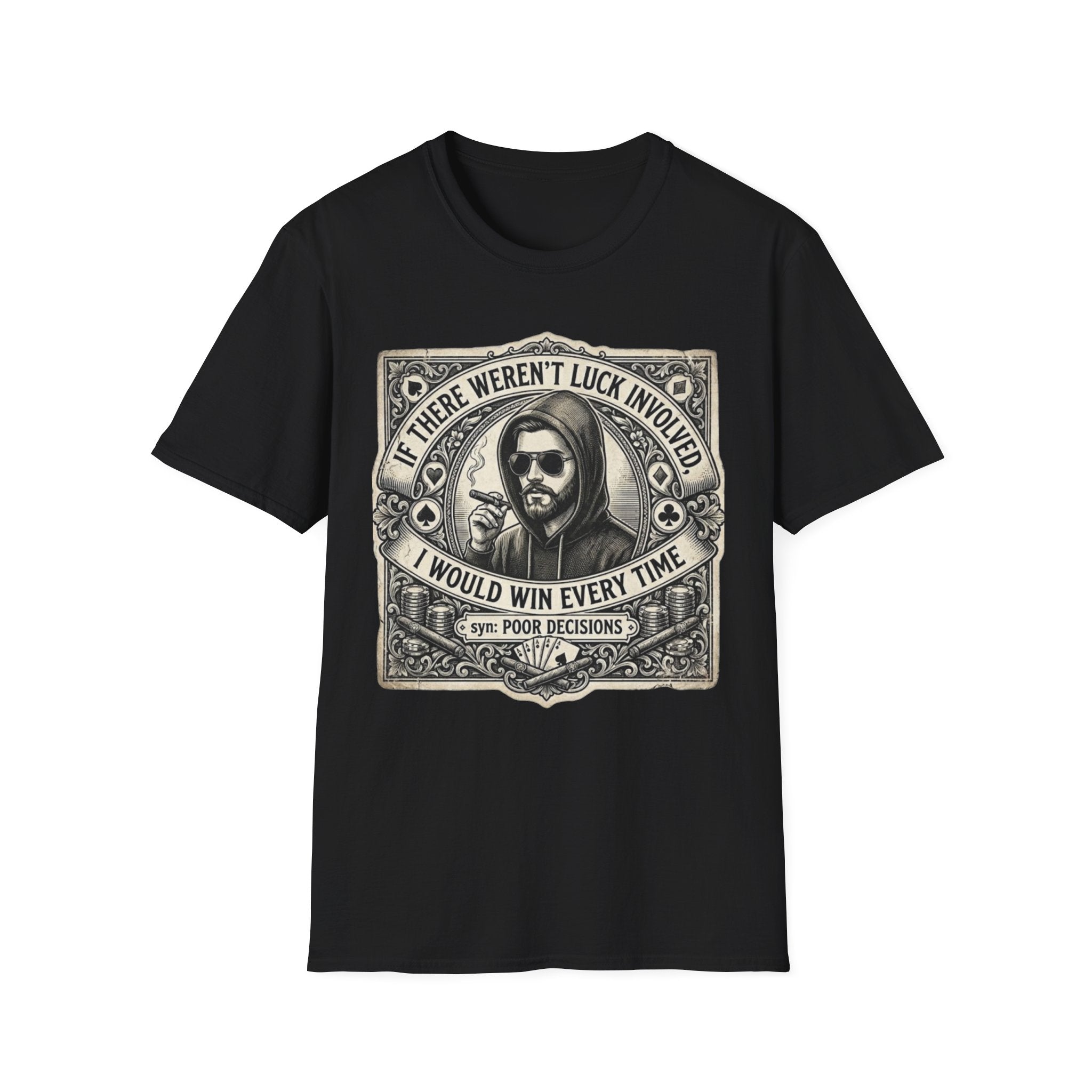 Young Man Poker T-Shirt