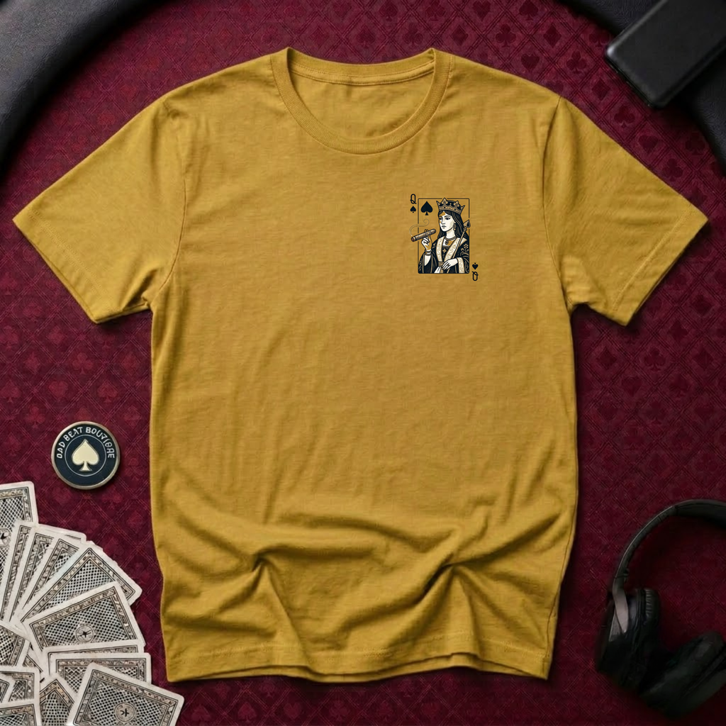 Poker Smoking Queen T-shirt