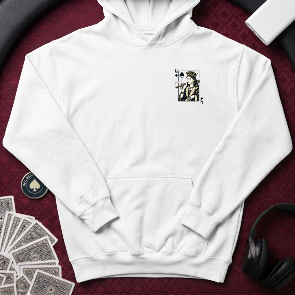 Poker Smoking Queen Hoodie