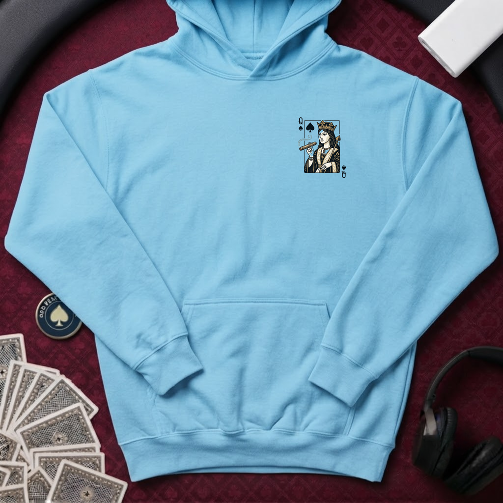 Poker Smoking Queen Hoodie