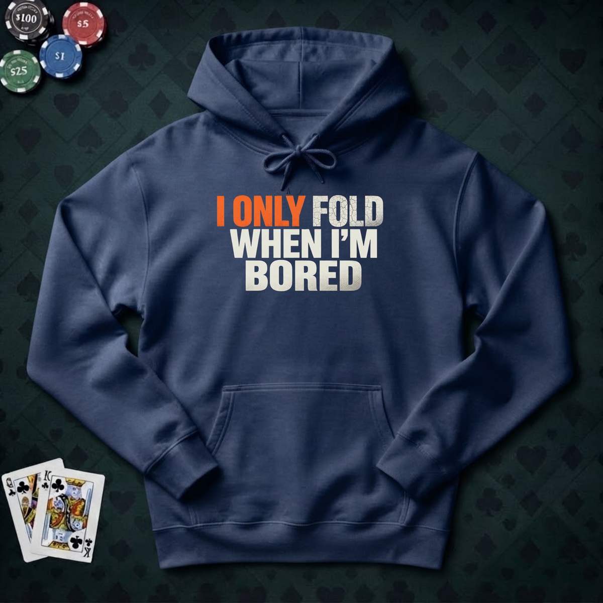 Fold When Bored Hoodie