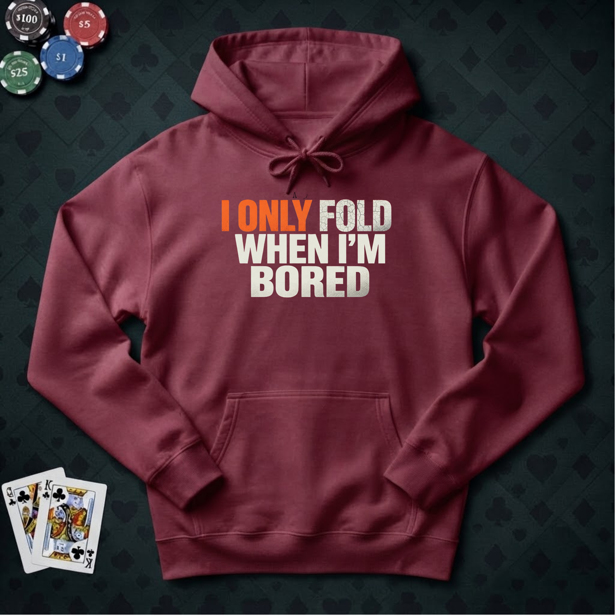 Fold When Bored Hoodie