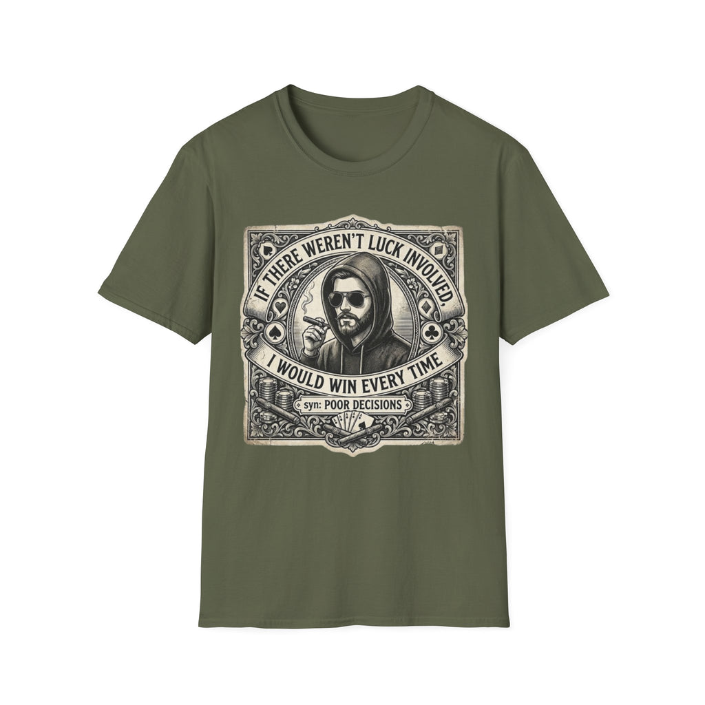 Young Man Poker T-Shirt