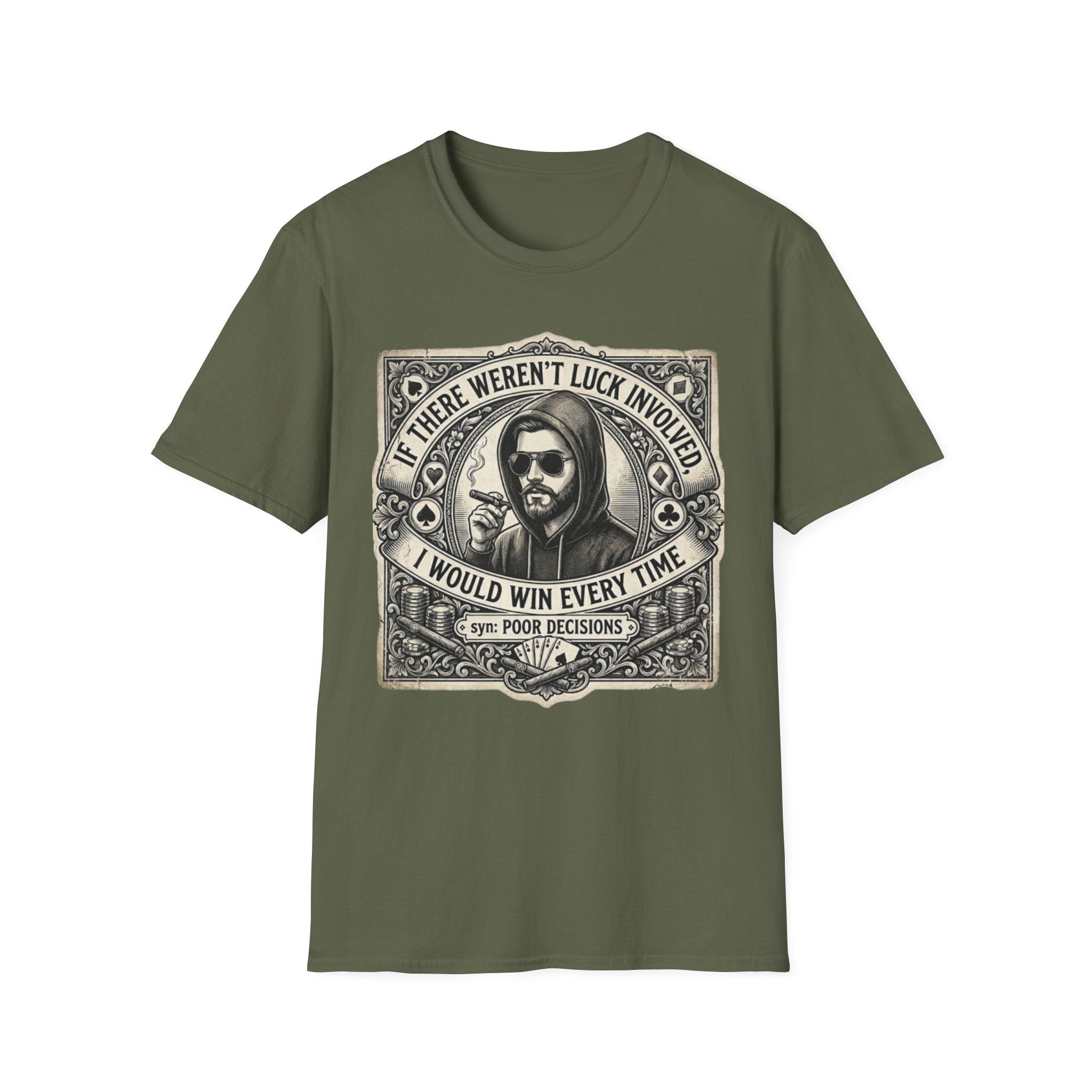 Young Man Poker T-Shirt
