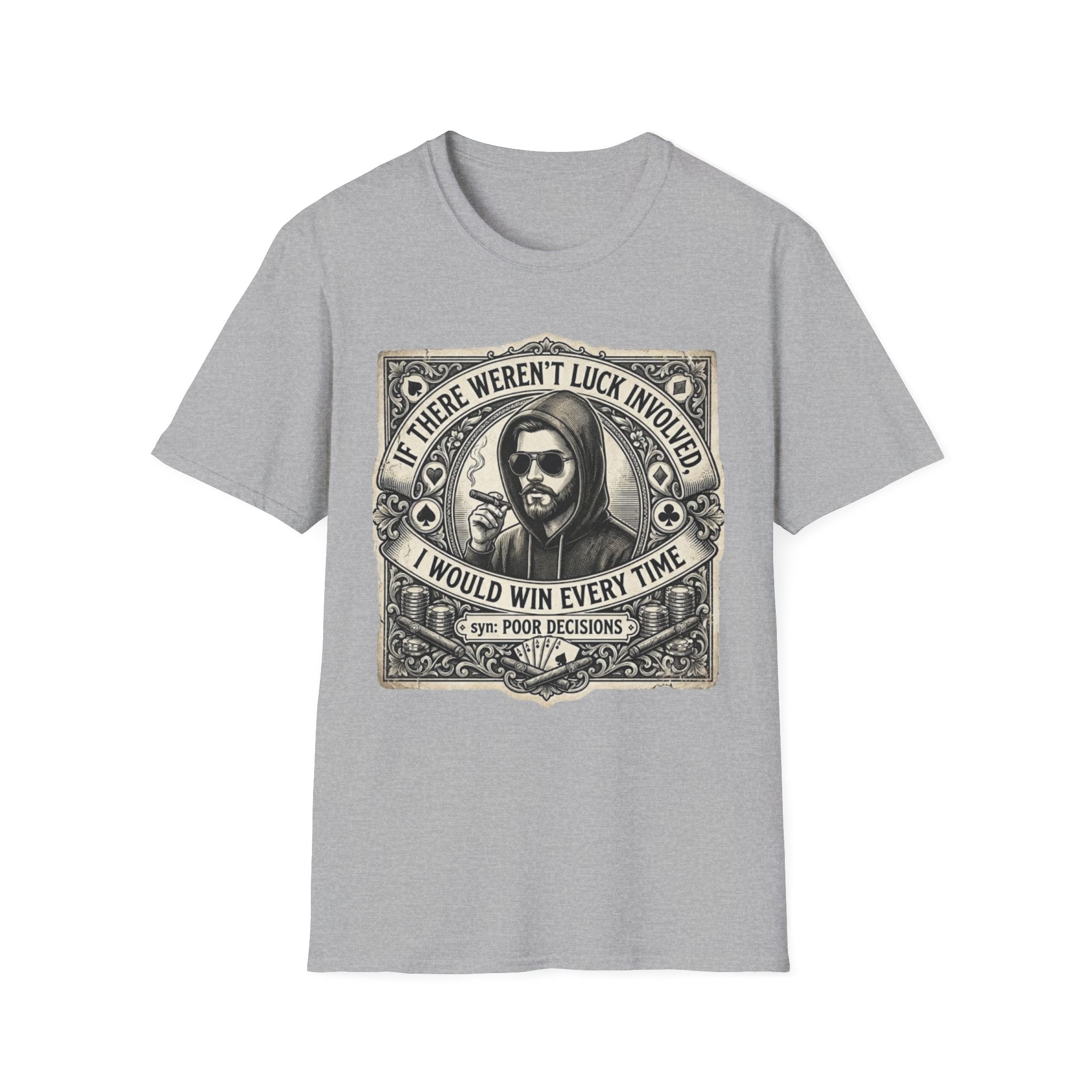 Young Man Poker T-Shirt